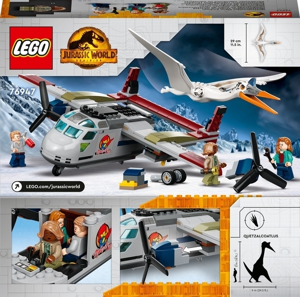 Конструктор LEGO Jurassic World Напад кетцалькоатля на літак (76947) - Pampik - 3