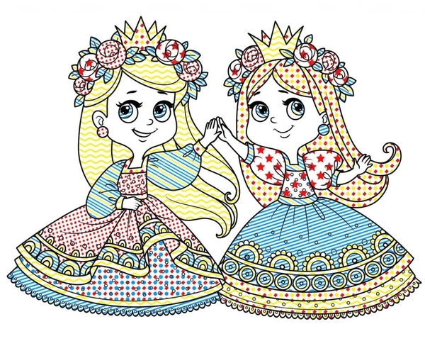 Чарівні водяні розмальовки. Подружки (F00024235) - Pampik - 2