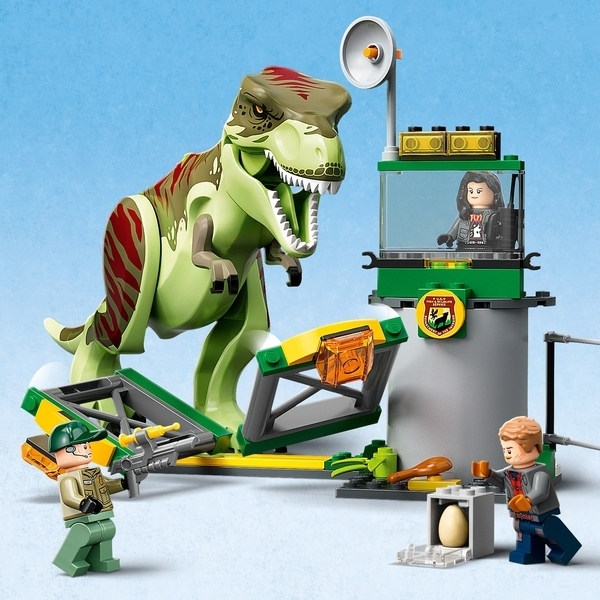 Конструктор LEGO Jurassic World Втеча Тиранозавра, 140 деталей (76944) - Pampik - 8