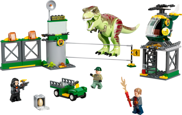 Конструктор LEGO Jurassic World Втеча Тиранозавра, 140 деталей (76944) - Pampik - 3