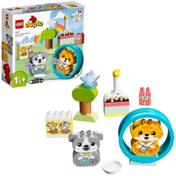 Конструктор LEGO DUPLO My First Моє перше цуценя та кошеня зі звуками (10977) - Pampik - 2