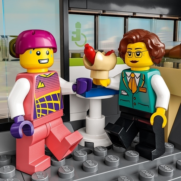 Конструктор LEGO City Пассажирский поезд-экспресс, 764 деталей (60337) - Pampik - 8