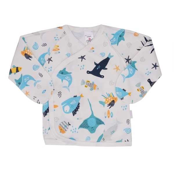 Льоля Софія Атлантика, бавовна, р.56, білий з блакитним (217156) - Pampik