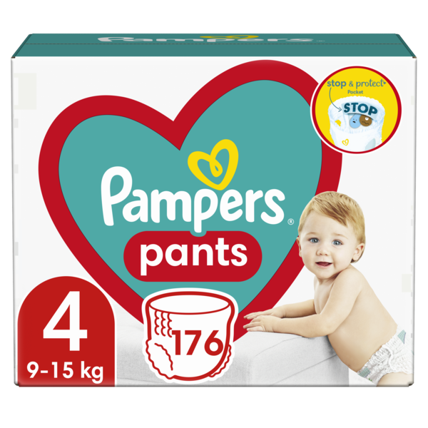 Підгузки-трусики Pampers Pants 4 (9-15 кг), 176 шт. - Pampik - 2