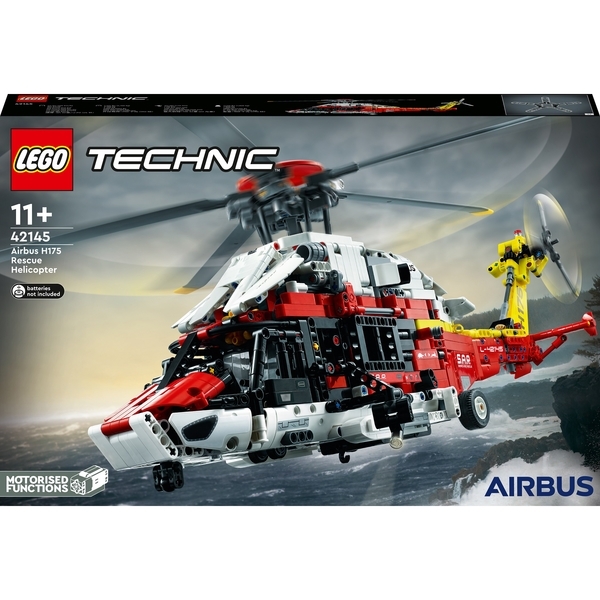 Конструктор LEGO Technic Рятувальний гелікоптер Airbus H175 (42145) - Pampik