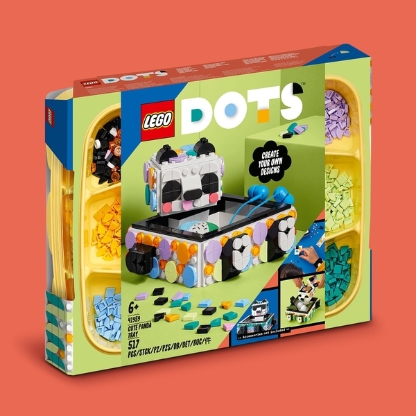 Конструктор LEGO Dots Ящик с милой пандой (41959) - Pampik - 6