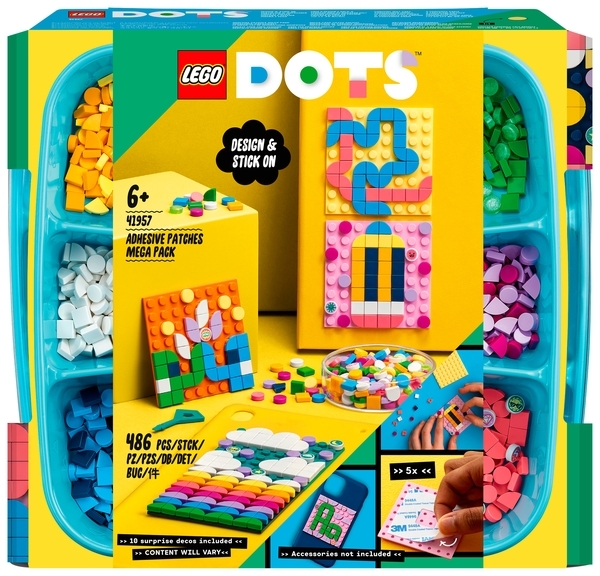 Конструктор LEGO Dots Мегапак наклеек (41957) - Pampik