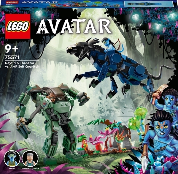 Конструктор LEGO Avatar Аватар Нейтірі та Танатор проти Куарітча у скафандрі УМП (75571) - Pampik