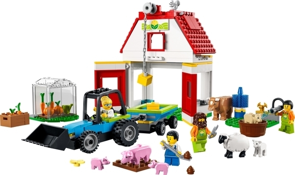 Конструктор LEGO City Farm Тварини на фермі та у хліві (60346) - Pampik - 5