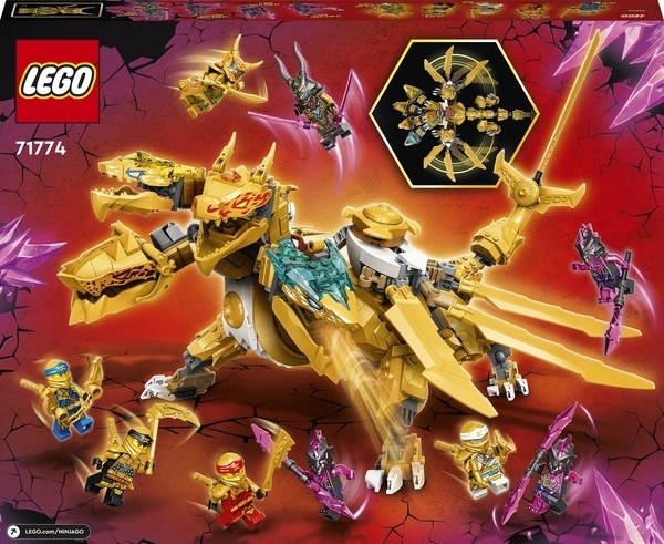 Конструктор LEGO Ninjago Золотий ультрадракон Ллойда (71774) - Pampik - 3