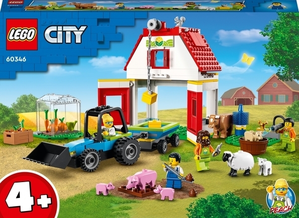 Конструктор LEGO City Farm Тварини на фермі та у хліві (60346) - Pampik - 2