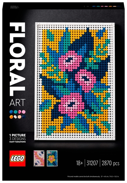 Конструктор LEGO ART Квіткове мистецтво (31207) - Pampik