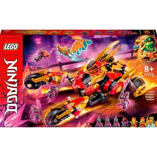 Конструктор LEGO Ninjago Рейдер Золотого дракона Кая (71773) - Pampik