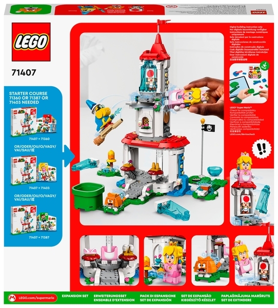 Конструктор LEGO Super Mario Додатковий набір Костюм Піч-кішки та Крижана вежа (71407) - Pampik - 2