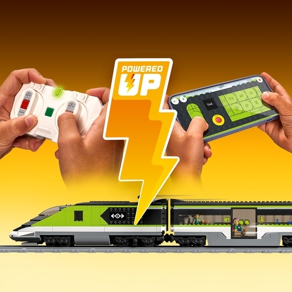 Конструктор LEGO City Пассажирский поезд-экспресс, 764 деталей (60337) - Pampik - 7