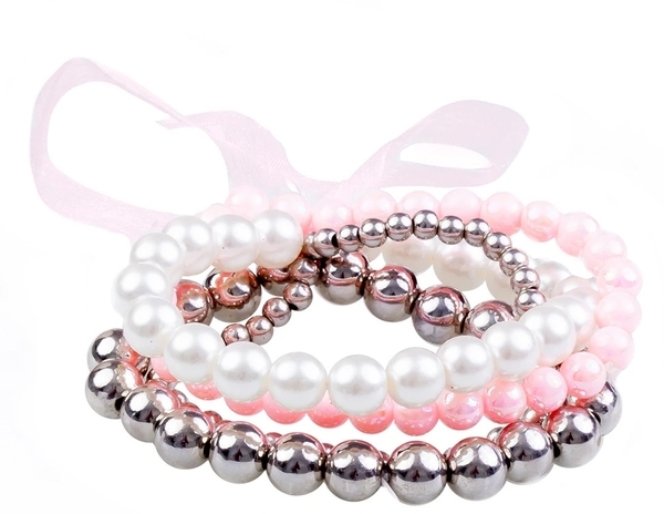 Набір браслетів Great Pretenders Pearly to Wed, 3 шт. (84050) - Pampik