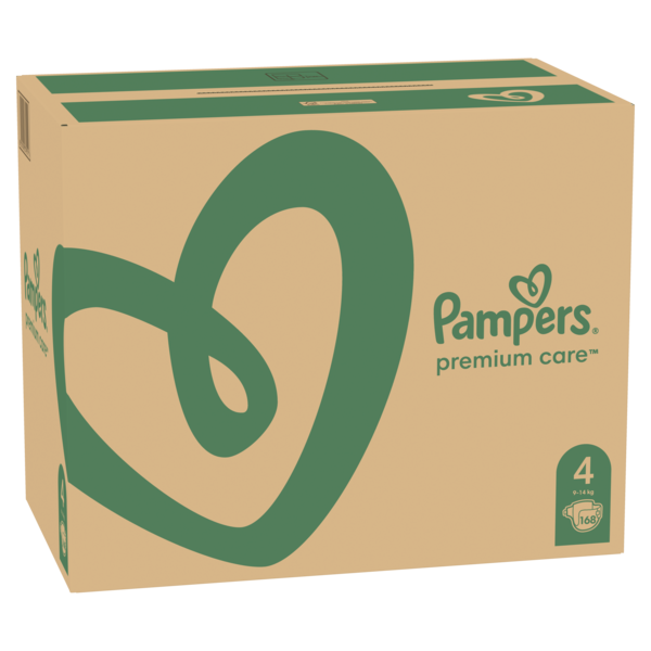 Підгузки на липучках Pampers Premium Care 4 (9-14 кг), 168 шт. - Pampik - 3