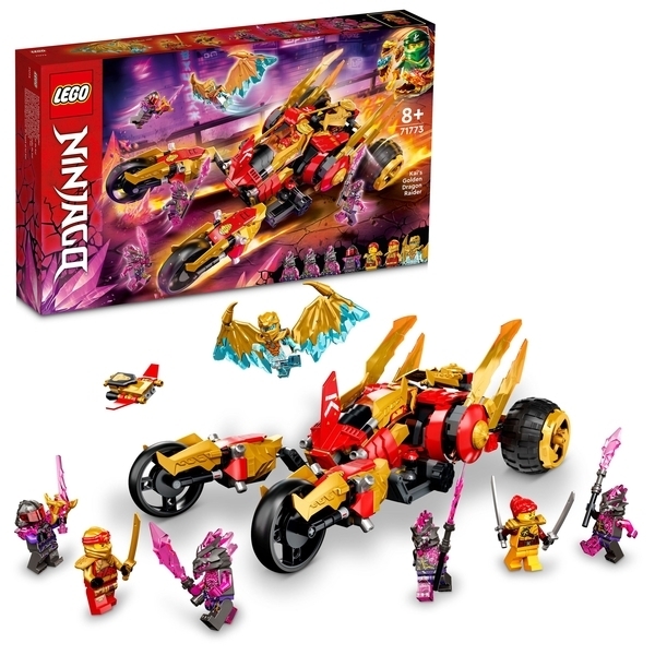 Конструктор LEGO Ninjago Рейдер Золотого дракона Кая (71773) - Pampik - 2