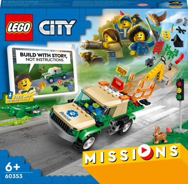 Конструктор LEGO City Missions Місії порятунку диких тварин (60353) - Pampik - 10