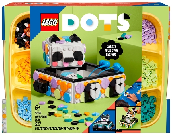 Конструктор LEGO Dots Ящик с милой пандой (41959) - Pampik