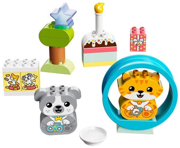 Конструктор LEGO DUPLO My First Моє перше цуценя та кошеня зі звуками (10977) - Pampik - 3