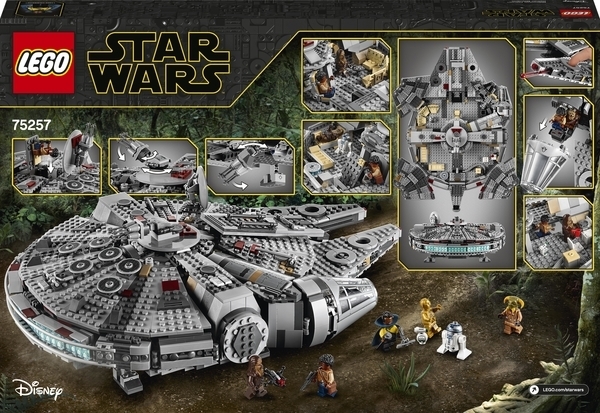 Конструктор LEGO Star Wars Millennium Falcon™ Тисячолiтній сокiл (75257) - Pampik - 4