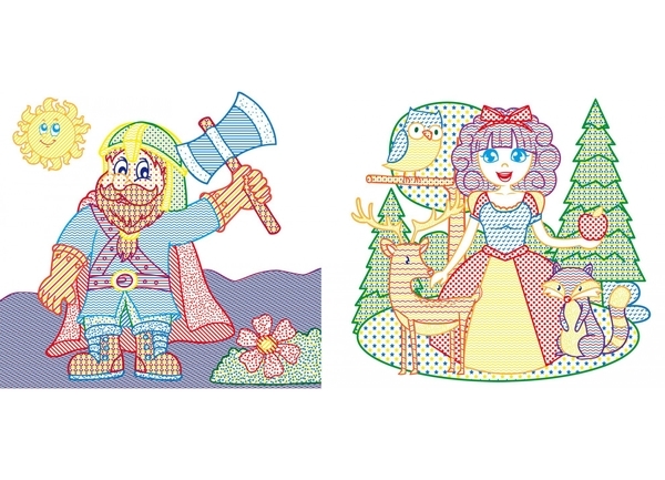 Водяні розмальовки з кольоровим контуром. Улюблені герої - Pampik - 3