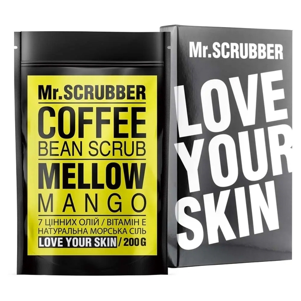 Кофейный скраб для тела Mr.Scrubber Mellow Mango, 200 г (4820200230740) - Pampik