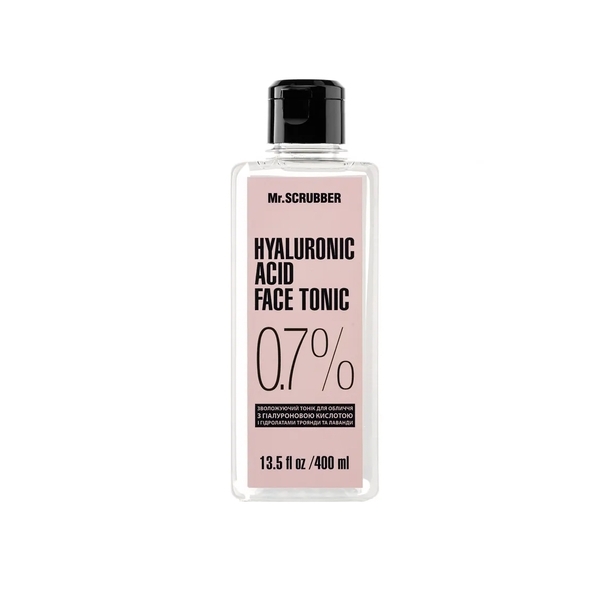 Тоник для лица с гиалуроновой кислотой Mr.Scrubber Hyaluronic Acid Face Tonic 0,7%, 400 мл - Pampik