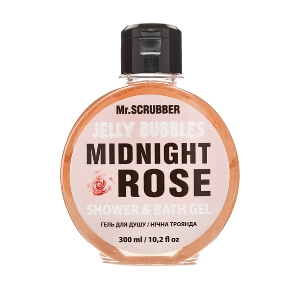 Гель для душа Mr.Scrubber Jelly Bubbles Midnight Rose, 300 мл - Pampik