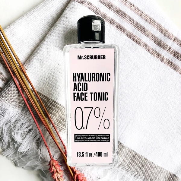 Тоник для лица с гиалуроновой кислотой Mr.Scrubber Hyaluronic Acid Face Tonic 0,7%, 400 мл - Pampik - 2