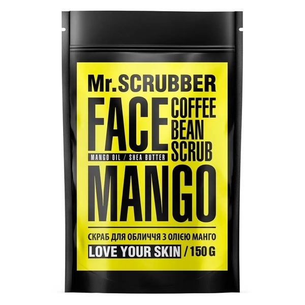 Кофейный скраб для лица Mr.Scrubber Mango, 150 г - Pampik