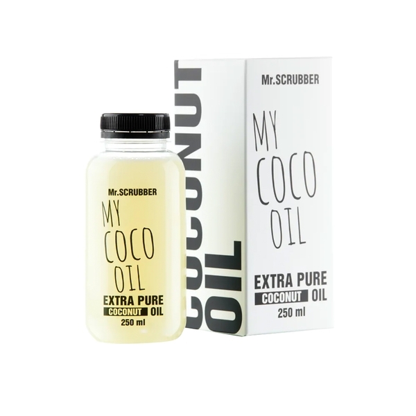 Очищена кокосова олія Mr.Scrubber My Coco Oil Extra Pure, 250 мл - Pampik
