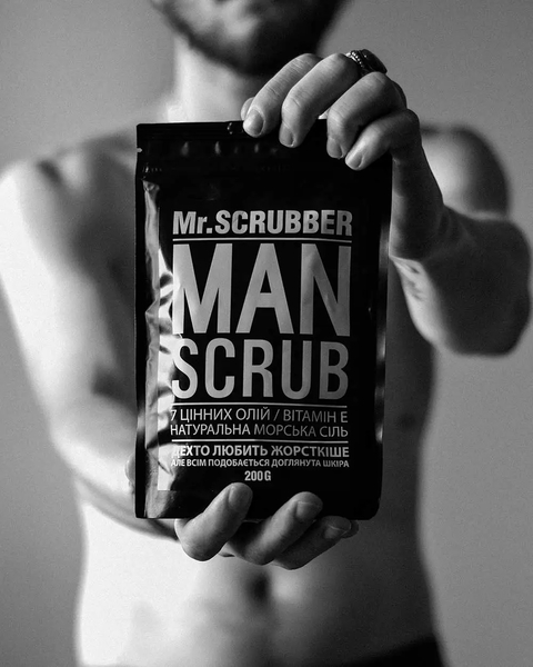 Кавовий скраб для тіла Mr.Scrubber Man, 200 г - Pampik - 2