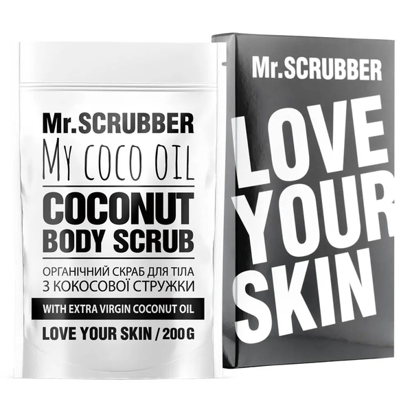 Кокосовий скраб для тіла Mr.Scrubber My Coco Oil, 200 г - Pampik