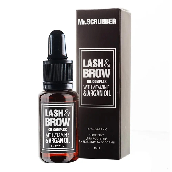 Масло для бровей и ресниц Mr.Scrubber Lash & Brow Oil Complex, 10 мл - Pampik