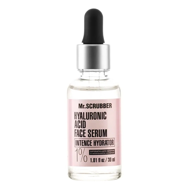 Сыворотка для лица Mr.Scrubber Hyaluronic Acid Face Serum 1%, 30 мл - Pampik
