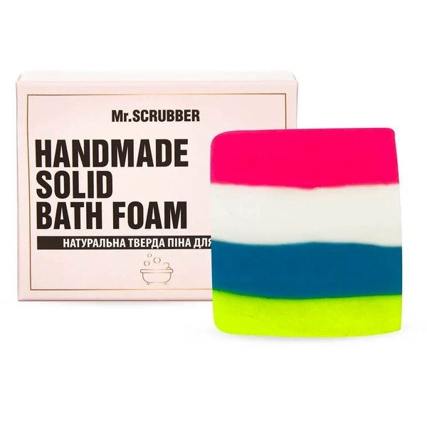 Твердая пена для ванны Mr.Scrubber Bubble Gum, в подарочной коробке, 100 г - Pampik