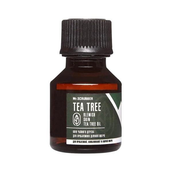 Олія чайного дерева для проблемних ділянок шкіри Mr.Scrubber Blemish Skin Tea Tree Oil, 15 мл - Pampik