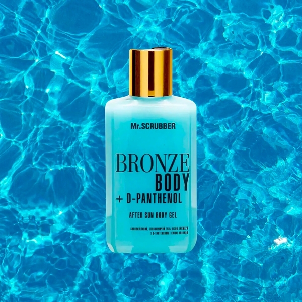 Заспокійливий, зволожуючий гель після засмаги з д-пантенолом Mr.Scrubber Bronze Body, 100 мл - Pampik - 2