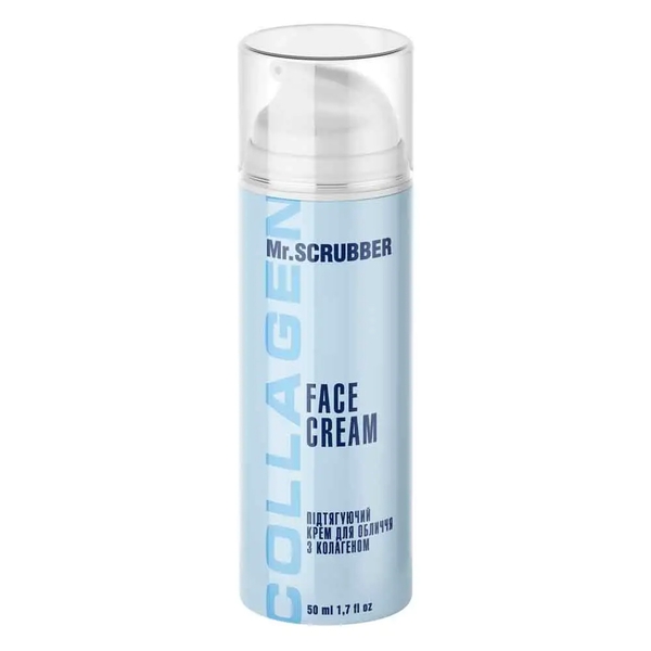 Підтягуючий крем для обличчя з колагеном Mr.Scrubber Collagen Face Cream, 50 мл - Pampik