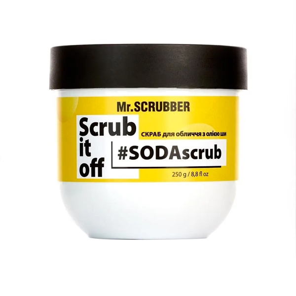 Скраб для обличчя Mr.Scrubber Soda Scrub, 250 г - Pampik