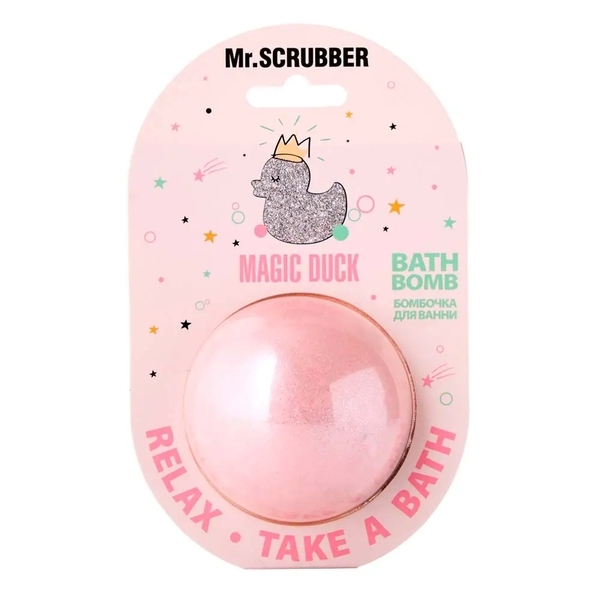 Бомбочка для ванны Mr.Scrubber Magic Duck, 200 г - Pampik