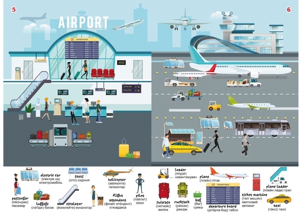 Перший вімельбух. Транспорт, з наліпками (F00028615) - Pampik - 3