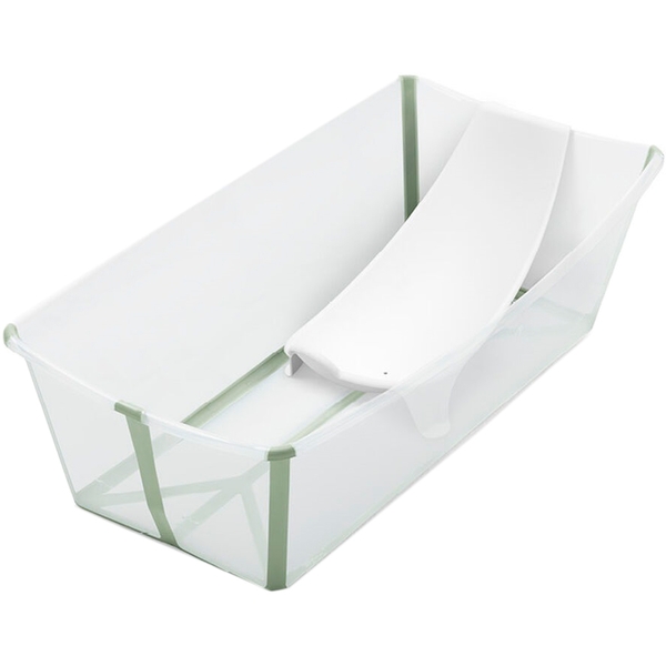 Ванночка складана Stokke Flexi Bath XL (зелена) + адаптер у подарунок (535904акц.) - Pampik