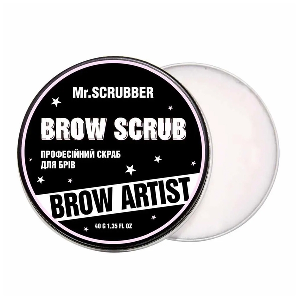 Професійний скраб для брів Mr.Scrubber Brow Artist, 40 г - Pampik