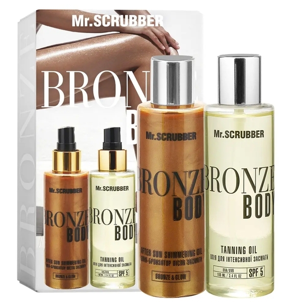 Набор для интенсивного загара Mr.Scrubber Sun Shine (100 мл+100 мл) (4820200332734) - Pampik - 2