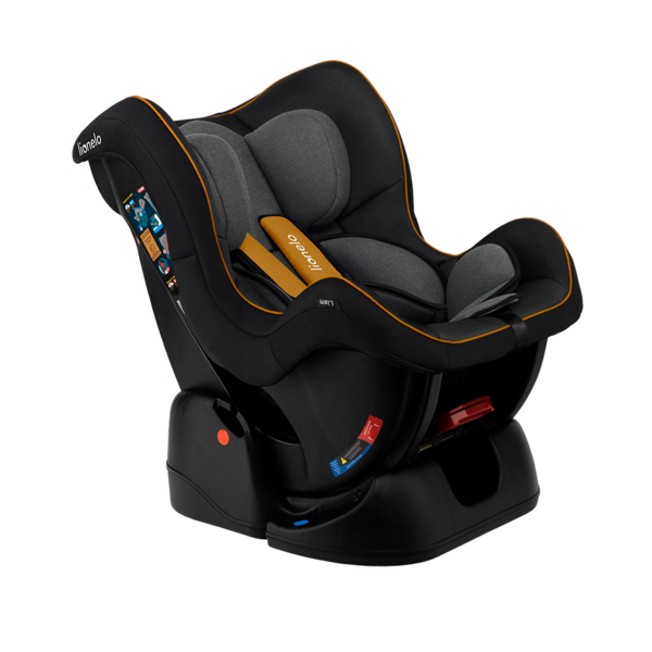 Автокрісло Lionelo Liam Yellow Mustard, чорний з жовтим - Pampik - 7
