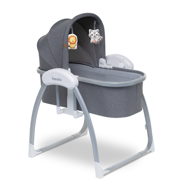 Люлька Lionelo Figgy, сірий - Pampik - 7