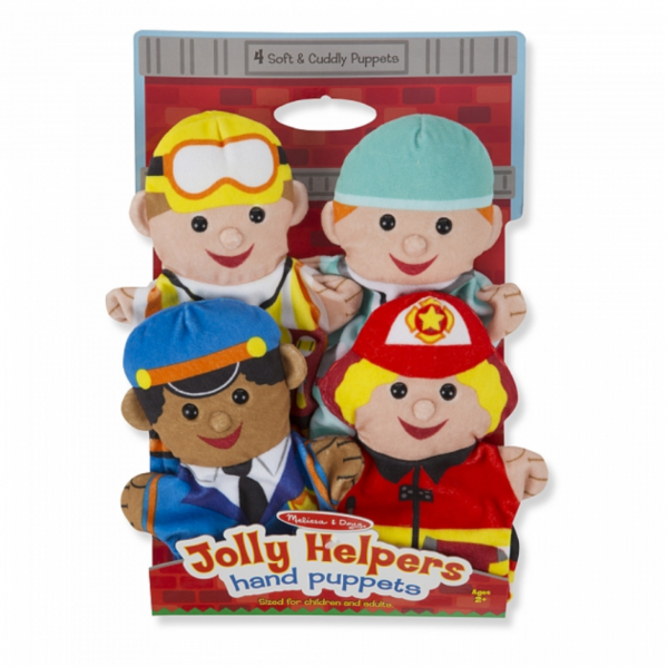 Кукольный театр Melissa&Doug Веселые помощники, 4 шт. (MD19086) - Pampik